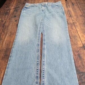 Ariat Denim NWT M4 Relaxed Straight Leg Jeans Men's 34x38 Blue